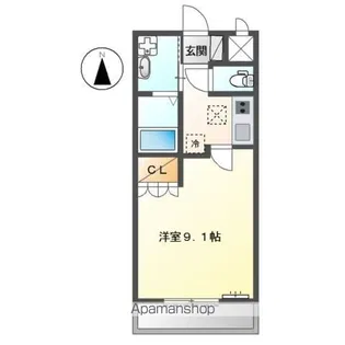 グラード【1階】の間取り