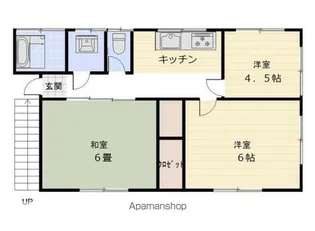 レジデンス潮来【B-2号室】の間取り
