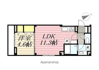 LA・FELICE千葉登戸【4階】の間取り
