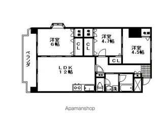 第5ジーオンビル【5階】の間取り