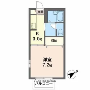 ディアス八桜Ⅱ【2階】の間取り