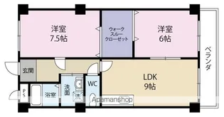 コートメルベーユ【401号室】の間取り