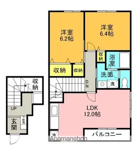 さくら A棟【203号室】の間取り