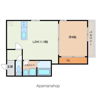 サンパークⅢ【3階】の間取り