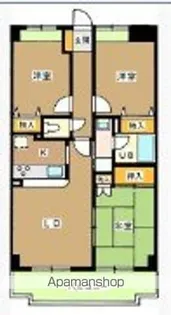 ボヌール高松【3階】の間取り