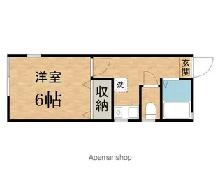 ビーナスハイツ【2階】の間取り