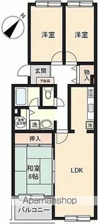 伏見ハウス【108号室】の間取り