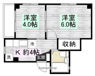 グランドピアK【206号室】の間取り