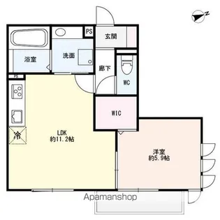 コスモスガーデン大路【3階】の間取り