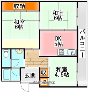 大内田ビルNO.1【3階】の間取り
