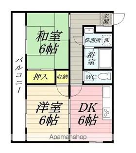 サンアーク元町【2階】の間取り