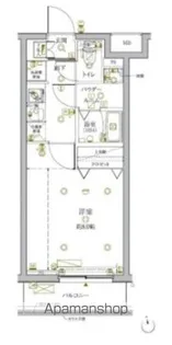 クレイシアIDZ新宿落合ディアコート【1階】の間取り
