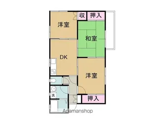 マインハオス拝志【2階】の間取り