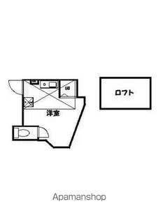 ユナイト黄金町ヴァランス【1階】の間取り