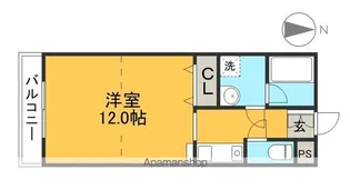 第二司コーポ【3階】の間取り
