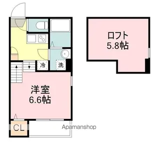 シャーロット【2階】の間取り