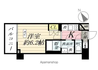 ブライズ鶴見本町通MAXIV【1階】の間取り
