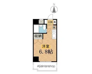 1Rの間取り画像