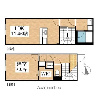 quador noie 池下【4階】の間取り