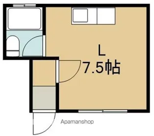 ハイツ深堀【202号室】の間取り