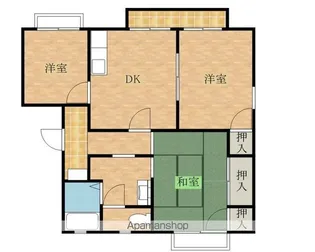 3DKの間取り画像