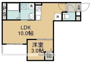 JACK MIZOHATA Ⅰ【1階】の間取り