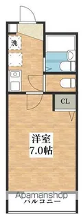 アイビーコート天美【1階】の間取り
