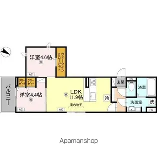 秀豊5号館 (シュウホウゴゴウカン)【3階】の間取り