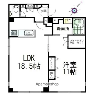 フロンティア麻生南【2階】の間取り