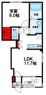 MAISON STELLA MON【108号室】の間取り