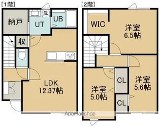 パオス日吉Ⅱ【F号室】の間取り