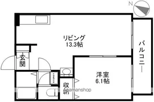 コリーヌⅠ番館【101号室】の間取り