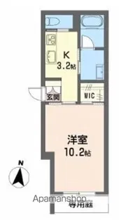 シャーメゾン サンテ【1階】の間取り