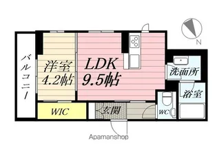神奈川県横浜市神奈川区大口仲町【マンション】の間取り