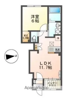 セラヴィ【1階】の間取り