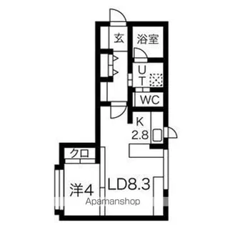 YZ【201号室】の間取り