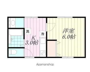 アリスト清水町【412号室】の間取り