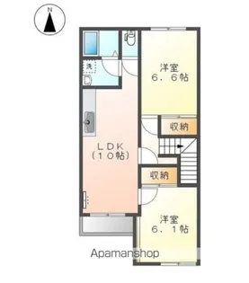 リバー ビュー【2階】の間取り