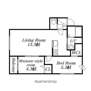 VERDE MARUYAMA【3階】の間取り