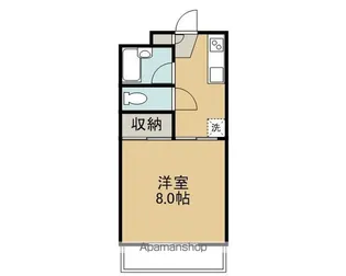 海禅寺ハイツ【2階】の間取り