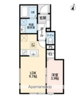リーブルファイン柏高田【1階】の間取り