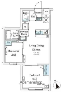 CREATIF駒澤大学前【2階】の間取り