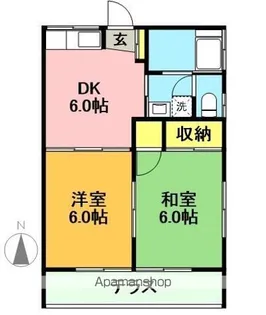 みのりハイム【101号室】の間取り