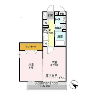 エミナンス【2階】の間取り