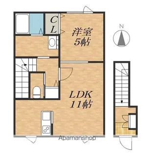 FOURNIR(フルニール)【2階】の間取り