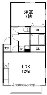 八千代台西アーバンハイツ【1階】の間取り