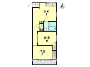 パールハイツ寺尾B【201号室】の間取り