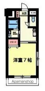 宇田川柏ビル【6階】の間取り