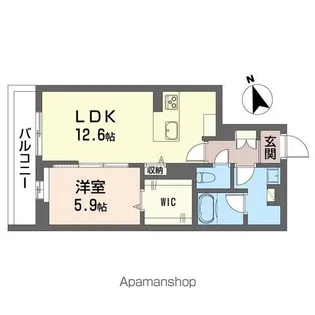 プライムフィールド【202号室】の間取り