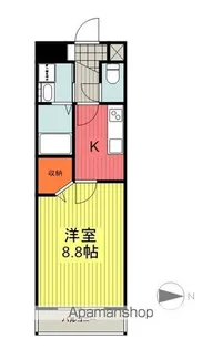 福島県福島市万世町【マンション】の間取り